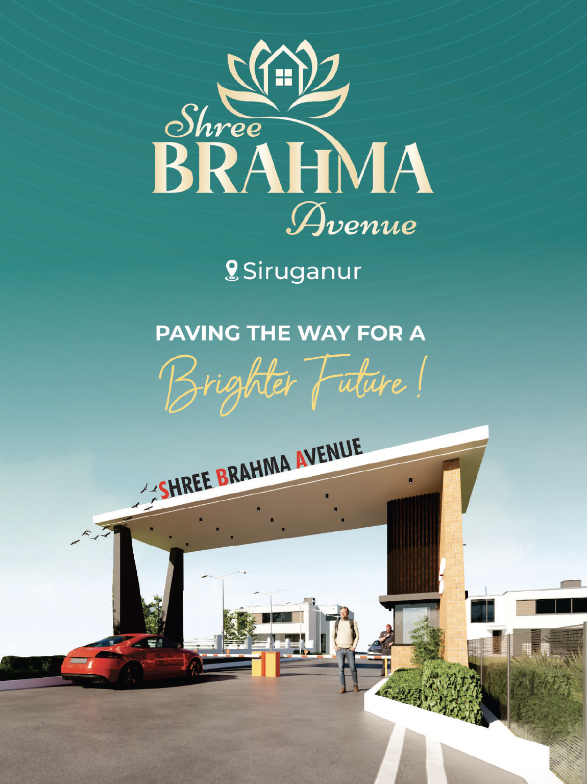 Shree Brahma Avenue Project Entrance